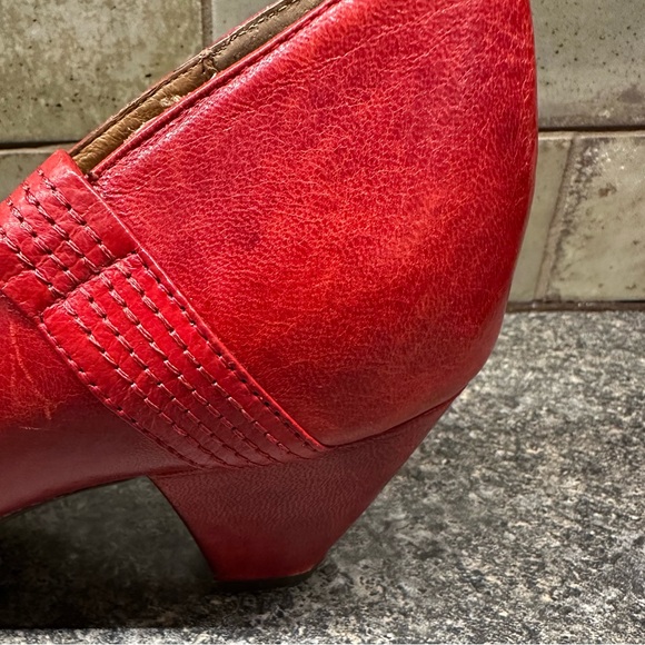 Miz Mooz Red Leather Shoes - Picture 9 of 13
